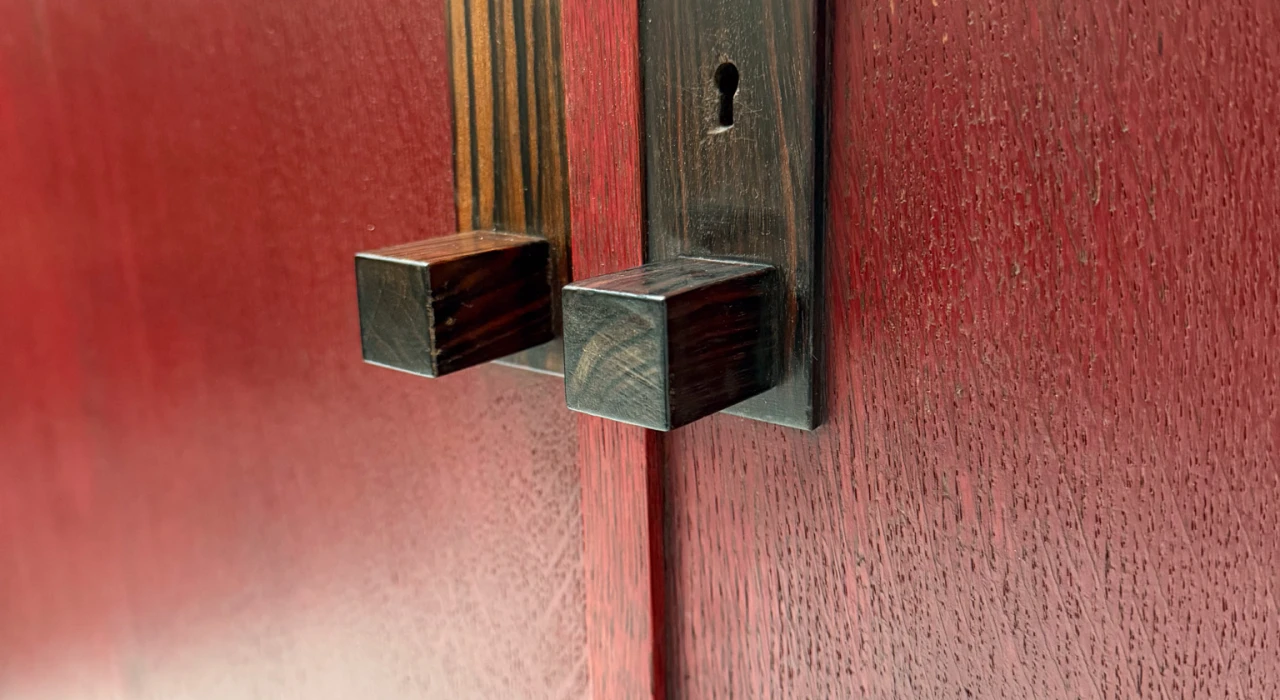 Art Deco Modernist Armoire by A.H. Jansen for L.O.V. Oosterbeek, 1920s 2